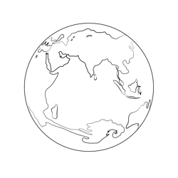 Elektro l Earth Free Coloring Page for Kids