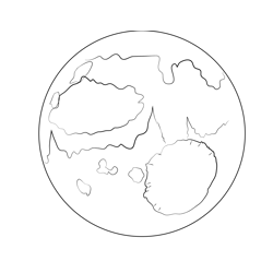 Pluto Free Coloring Page for Kids