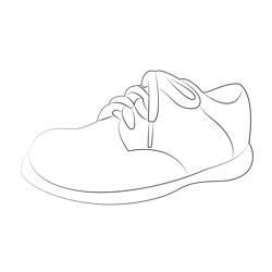 Kids Shoes School Boys Free Coloring Page for Kids