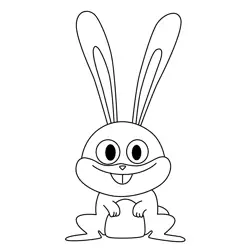 Bouncer Free Coloring Page for Kids