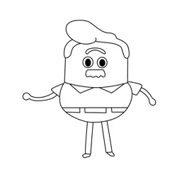 Bumble Dad Free Coloring Page for Kids