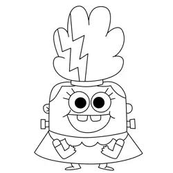 Frankenstein Free Coloring Page for Kids