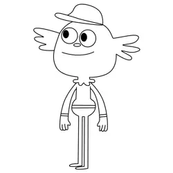 Melody Free Coloring Page for Kids