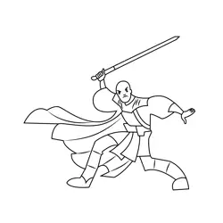 Battle Of Dantooine Free Coloring Page for Kids