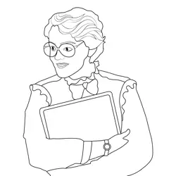 Barbara Holland Stranger Things Free Coloring Page for Kids