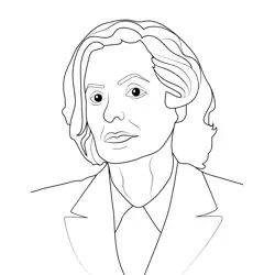 Connie Frazier Stranger Things Free Coloring Page for Kids