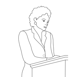 Laura Cunningham Stranger Things Free Coloring Page for Kids