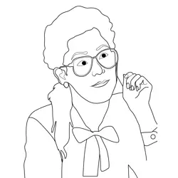Marissa Stranger Things Free Coloring Page for Kids