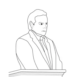 Philip Cunningham Stranger Things Free Coloring Page for Kids