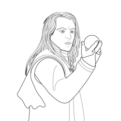 Lucius Malfoy Harry Potter Free Coloring Page for Kids