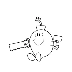 A New House for Mr. Wrong Free Coloring Page for Kids