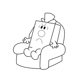 Golly, Mr. Grumpy's Smiling Free Coloring Page for Kids