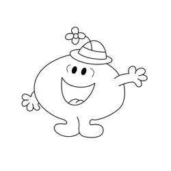 Little Miss Bossy Has a Busy Day Free Coloring Page for Kids