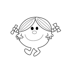  Little Miss Sunshine Free Coloring Page for Kids