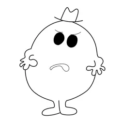 Mr. Grumble Free Coloring Page for Kids