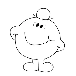 Mr. Small Finds a Job Free Coloring Page for Kids