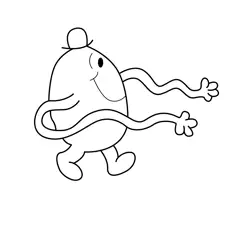 Mr. Tickle Saves the Day Free Coloring Page for Kids