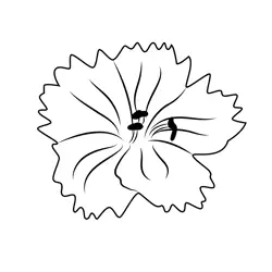 One Daffodil Free Coloring Page for Kids