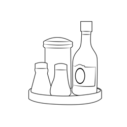 Alcohol Bottle Free Coloring Page for Kids