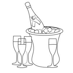 Celebration Time Free Coloring Page for Kids