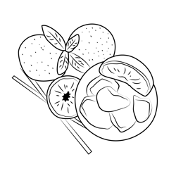 Orangeade Free Coloring Page for Kids