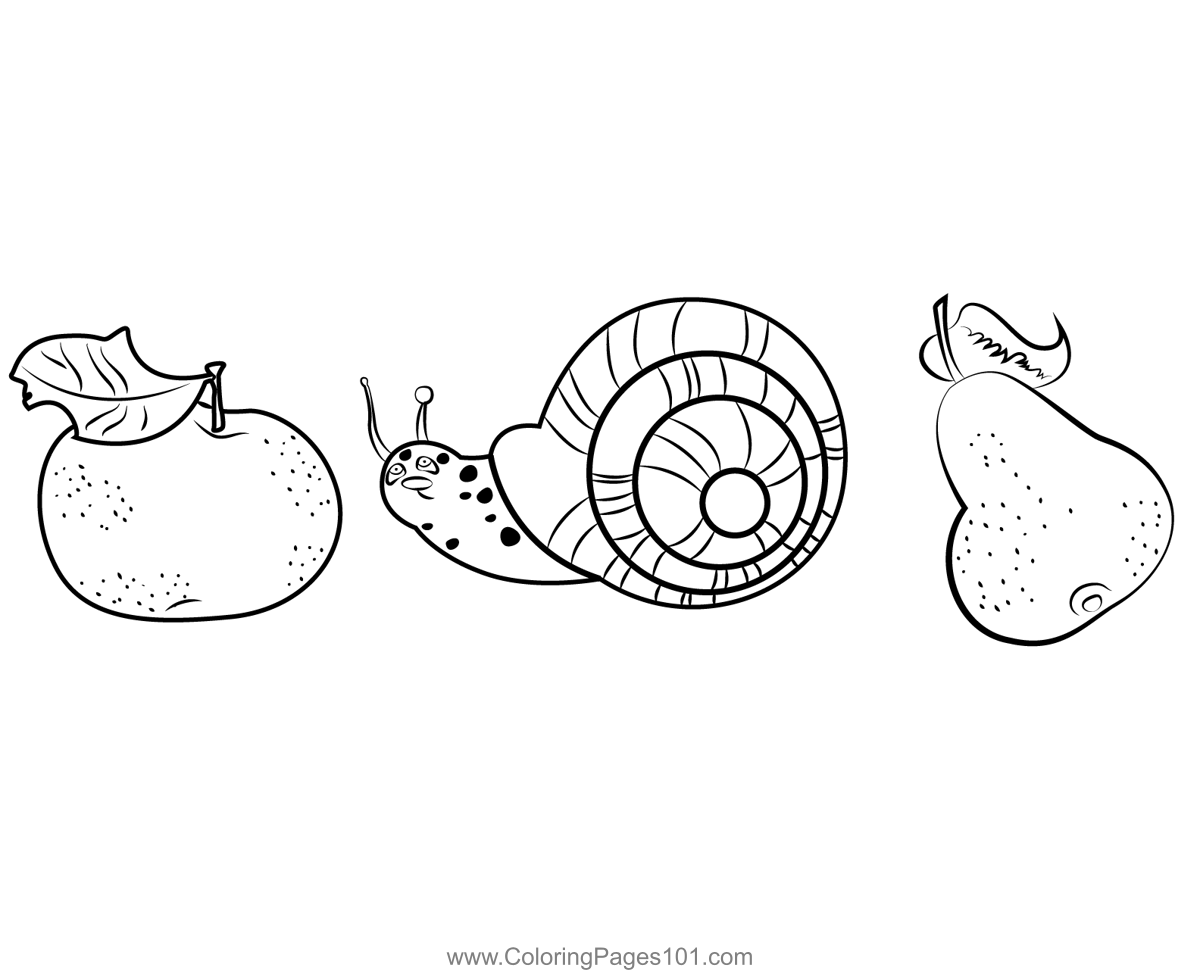 Apple, Pear And Snail