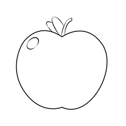 Big Apple Free Coloring Page for Kids