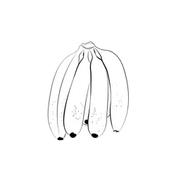 Banana Up Free Coloring Page for Kids