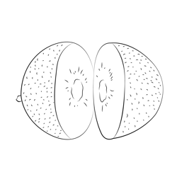 Bread Fruit Cut Free Coloring Page for Kids