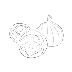 Figs Time Free Coloring Page for Kids