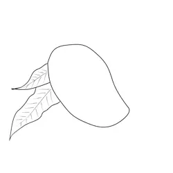 Mango 1 Free Coloring Page for Kids