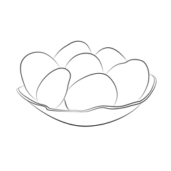 Mango Beauty Bowl Free Coloring Page for Kids