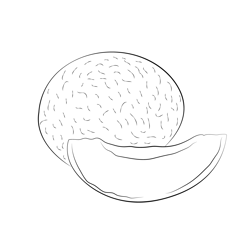 Cantaloupedd Free Coloring Page for Kids