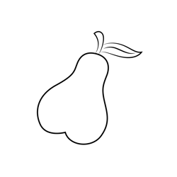 Pears Free Coloring Page for Kids