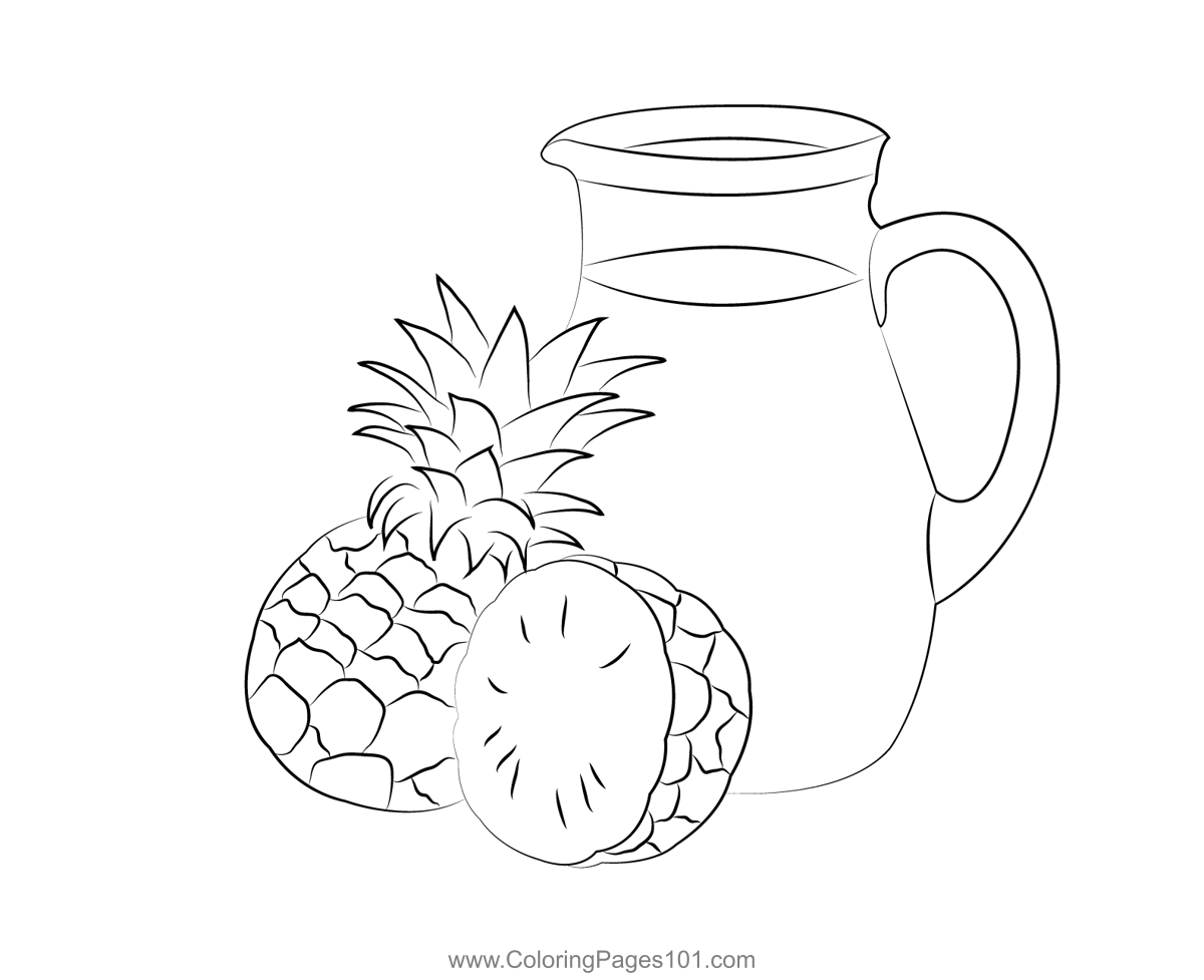 Pineapple Juice In Pot