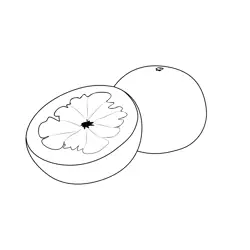 Pomelo 3 Free Coloring Page for Kids