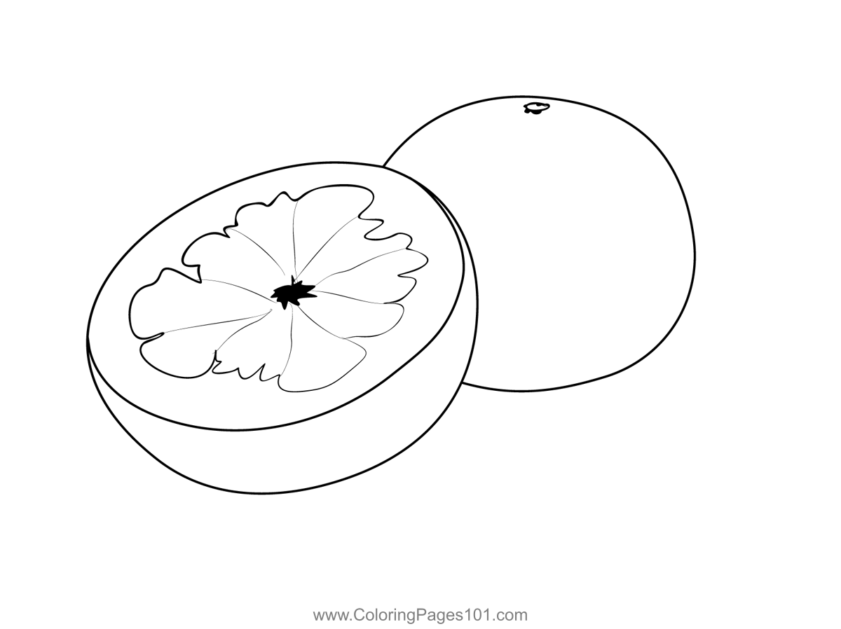 Pomelo 3 Coloring Page for Kids Free Pomelo Printable Coloring Pages