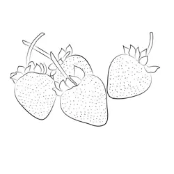 Strawberry Hero Free Coloring Page for Kids
