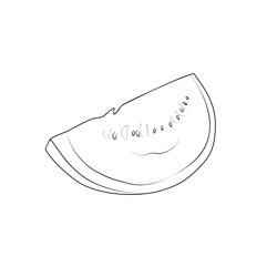 Watermelons 3 Free Coloring Page for Kids