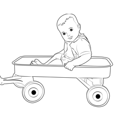 Childrens Looks Free Coloring Page for Kids