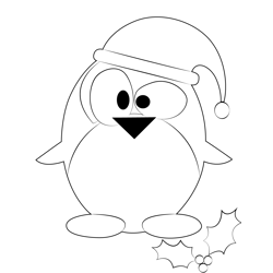 Happy Holidays Free Coloring Page for Kids