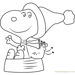 Soppy Free Coloring Page for Kids