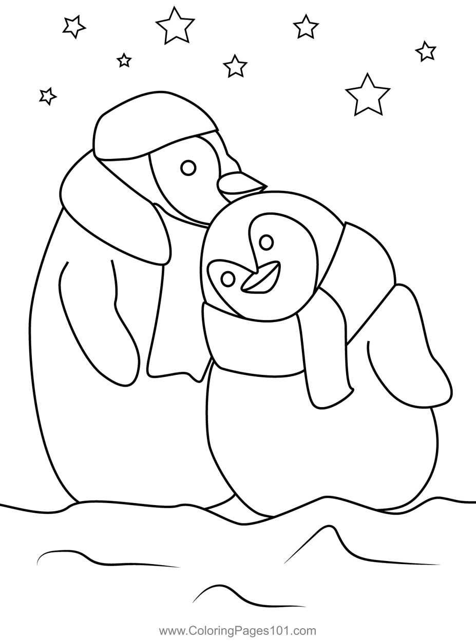 Christmas Penguin Couple