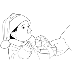 Christmas 1 Free Coloring Page for Kids