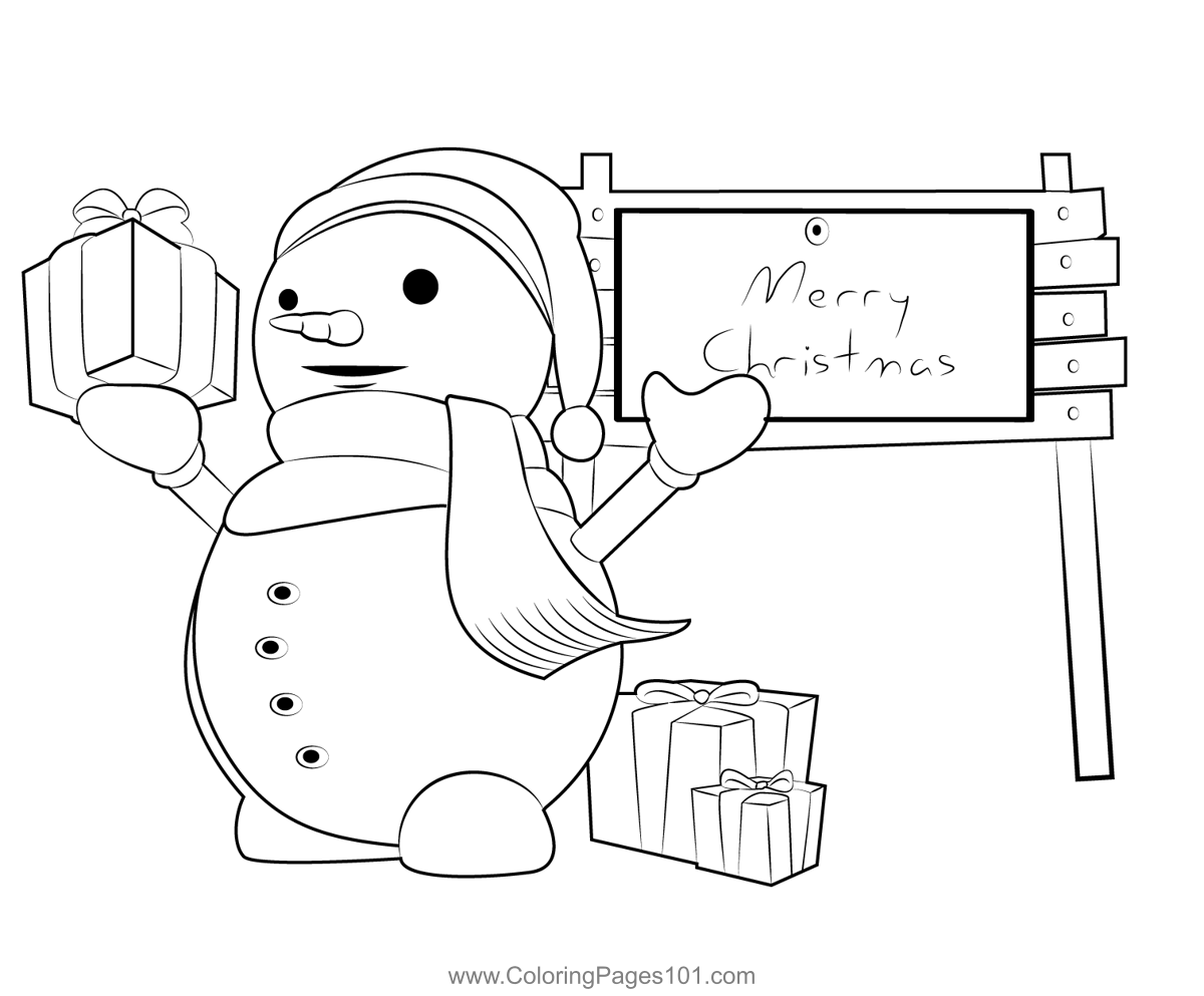 Snowman Merry Christmas