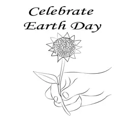 Celebrate Earth Day Free Coloring Page for Kids