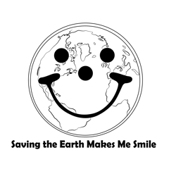 Saving The Earth Free Coloring Page for Kids