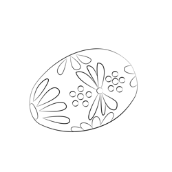 Easter Day Wall Free Coloring Page for Kids
