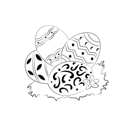 Easter Free Coloring Page for Kids
