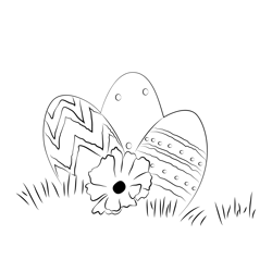 Happy Easter Happy Easter All My Fans Free Coloring Page for Kids